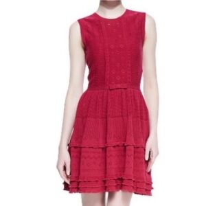 {EUC} RED VALENTINO scoop neck knee-length dress